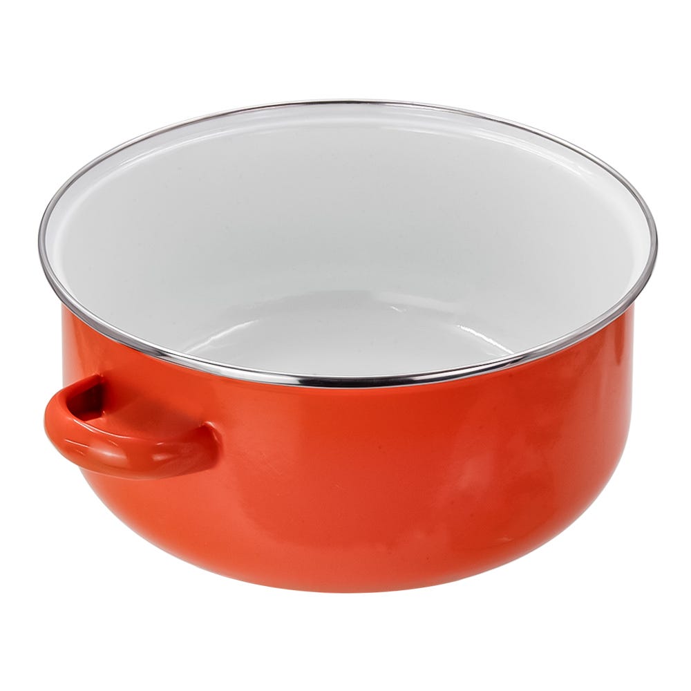 Juego de ollas de acero porcelanizado 2 piezas 22/24 cm Z625 Hot Spot