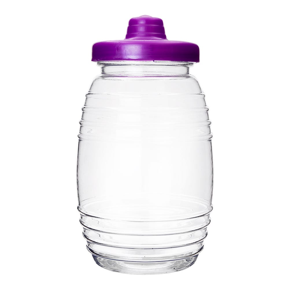 Vitrolero de plástico con tapa 450 ml varios colores 500 Rubik