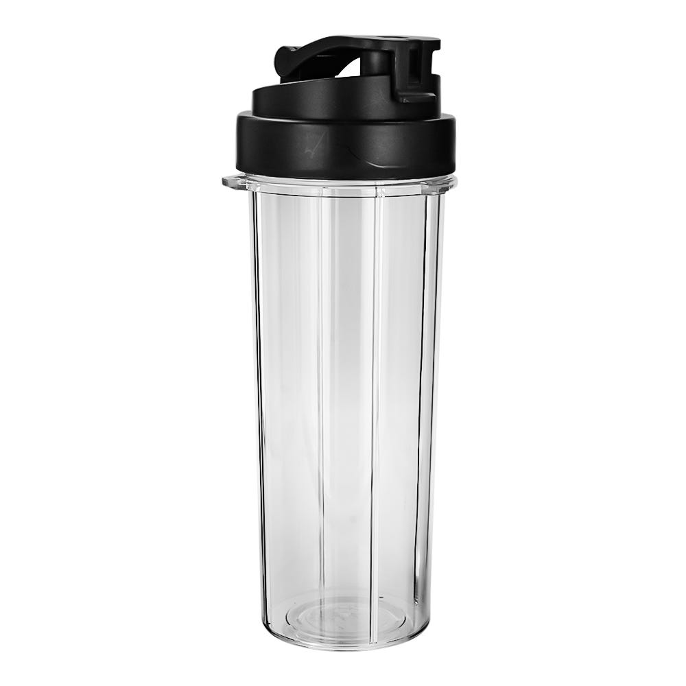 Licuadora digital con vaso de Tritán y 2 vasos para batido negra Hurrikane Neuhaus
