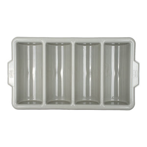 Cubiertera de plástico 4 divisiones gris TPCUBJQ-B0393 Tåvola