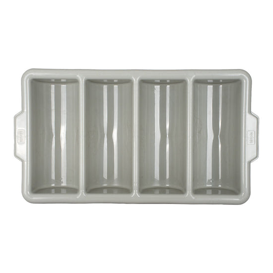 Cubiertera de plástico 4 divisiones gris TPCUBJQ-B0393 Tåvola