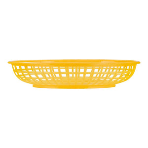 Canasta ovalada de plástico 23 x 15 cm amarilla TCANQPI061YE3 Tåvola