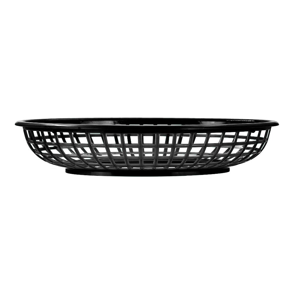 Canasta ovalada de plástico 23.1 x 15 cm negra TCANQPI061BK3 Tåvola