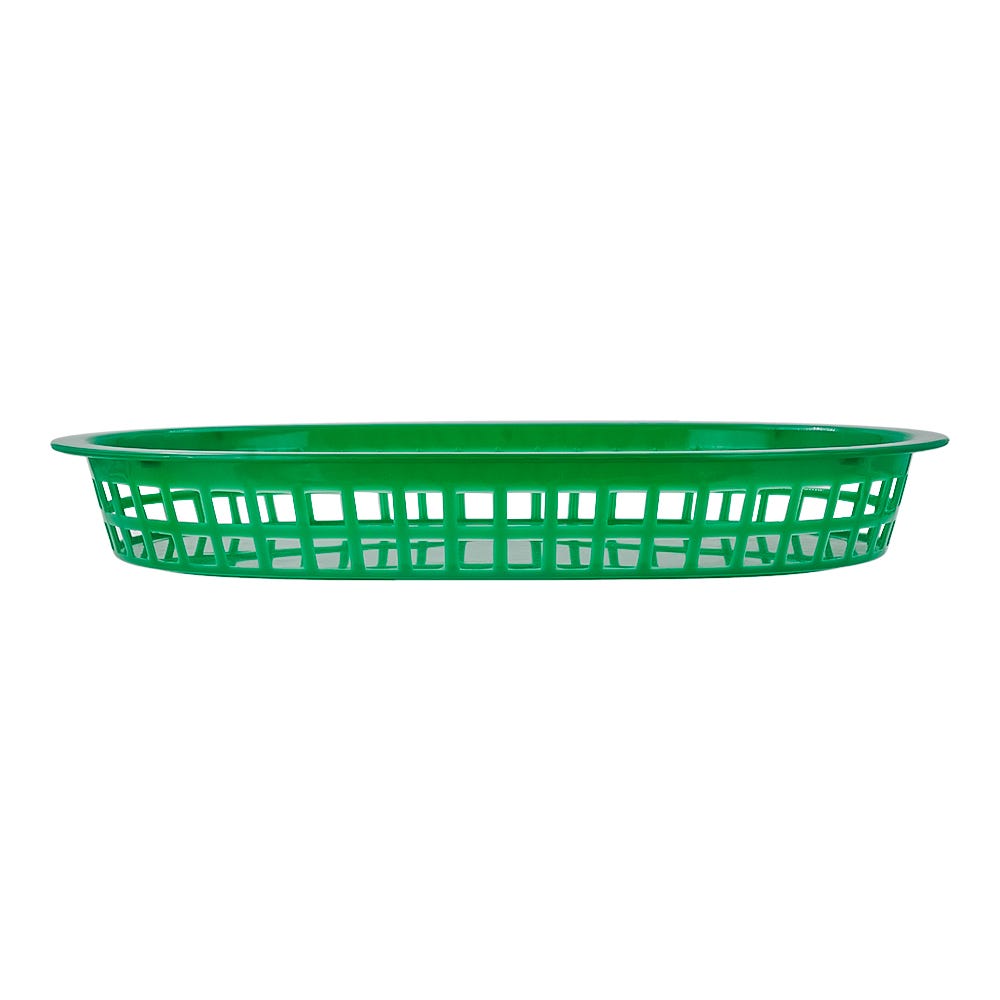 Canasta de plástico 27.2 x 17.6 cm verde TCANQPI062GR3 Tåvola