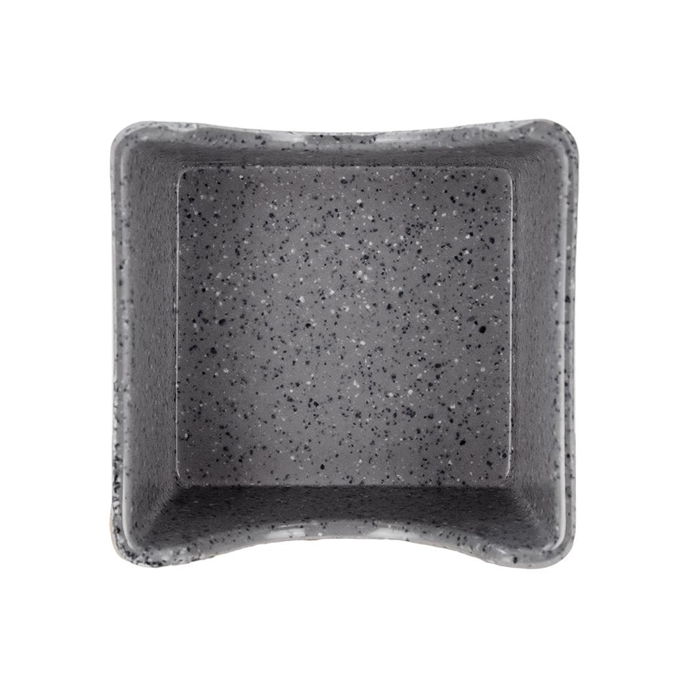 Azucarera para sobres de melamina 7.5 cm granito – vista superior