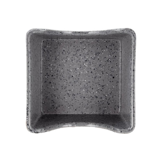 Azucarera para sobres de melamina 7.5 cm granito – vista superior