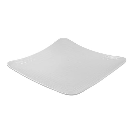 Plato Square con relieve de melamina 30.5 cm blanca TAVPTSQUARE30 Tåvola – vista 3