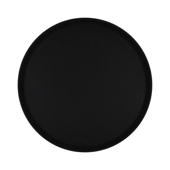 Charola redonda negra de plástico 45 cm Tåvola