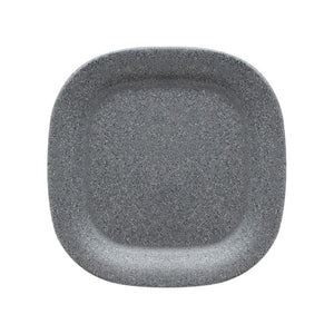 Plato Cuadrado 8 pulgadas Melamina Gris