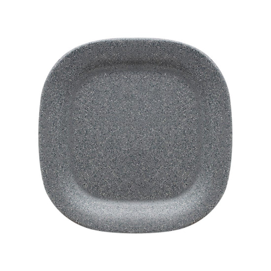 Plato Cuadrado 8 pulgadas Melamina Gris
