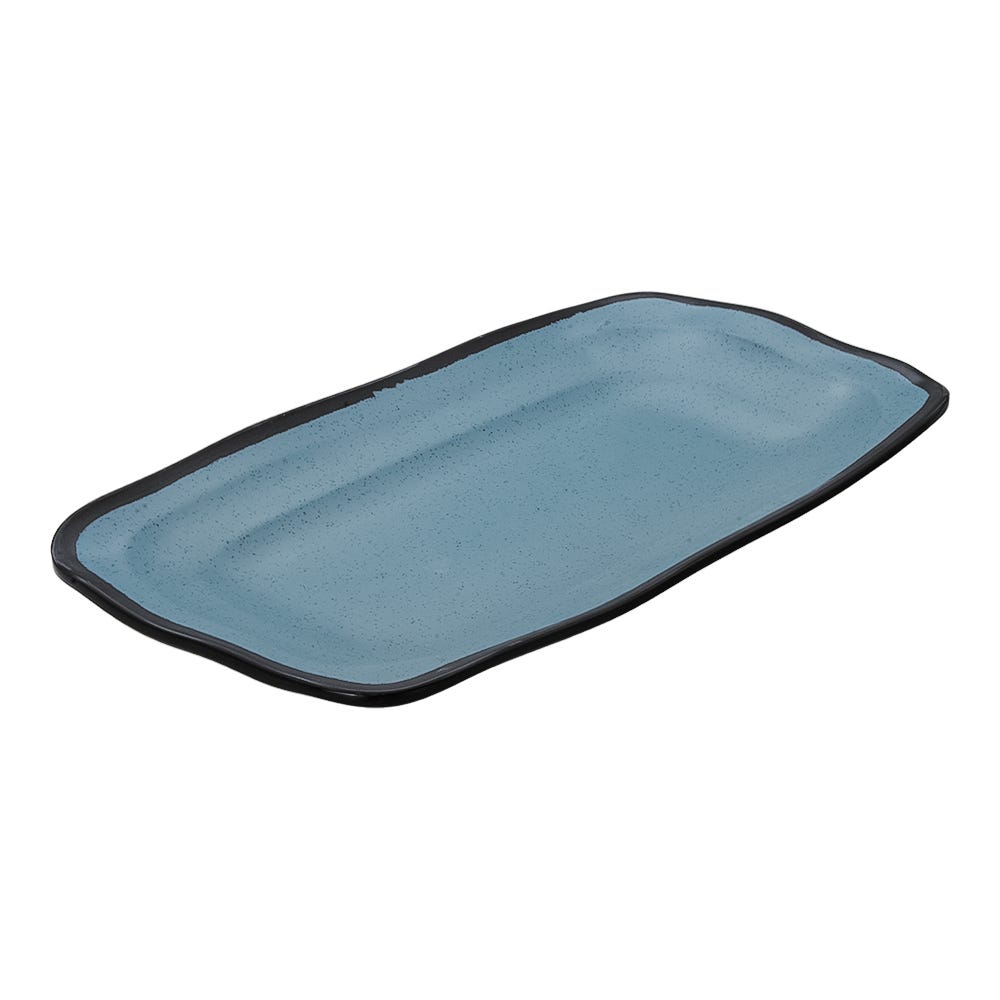 Bandeja rectangular de melamina 30.5 x 17.5 cm Terra Blue 93788 Tåvola