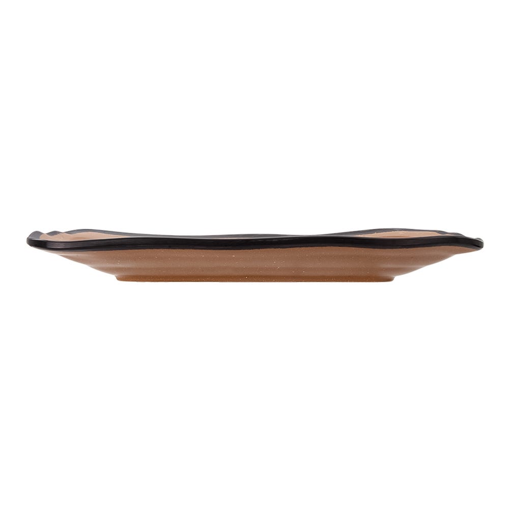 Bandeja rectangular de melamina 30.5 x 17.5 cm Terra Brown 93656 Tåvola