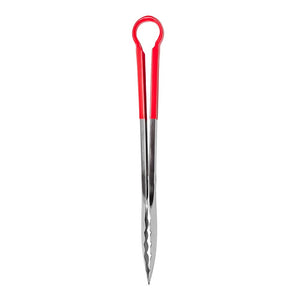 Pinza de acero inoxidable con cubierta de plástico rojo 30.1 cm TAV-12FTPHRED Tåvola