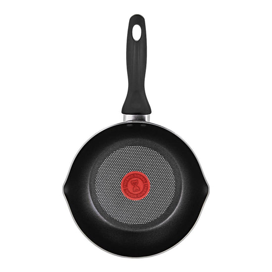 Batería de aluminio 25 piezas roja Family Cook T-fal – sartén con Thermo-Spot, vista superior