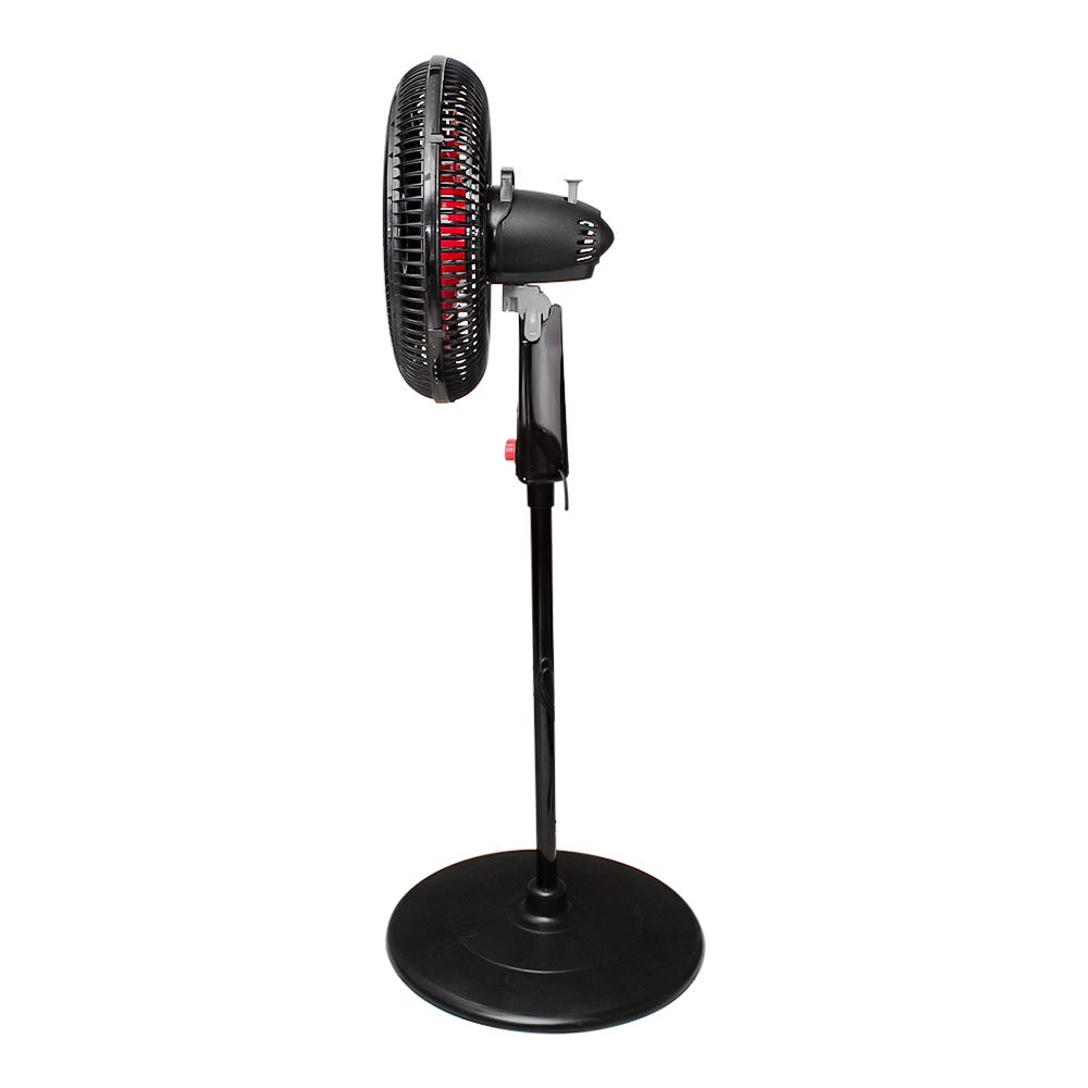 Ventilador de pedestal 16 pulgadas Air Maxx negro con rojo VE31A3X0 T-Fal