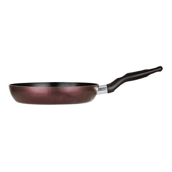Batería de aluminio 12 piezas Expert Chef morada – sartén, vista lateral