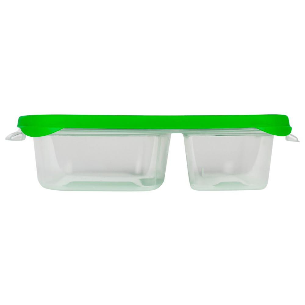 Contenedor de plástico hermético doble Refripractic 0527 Cubasa 