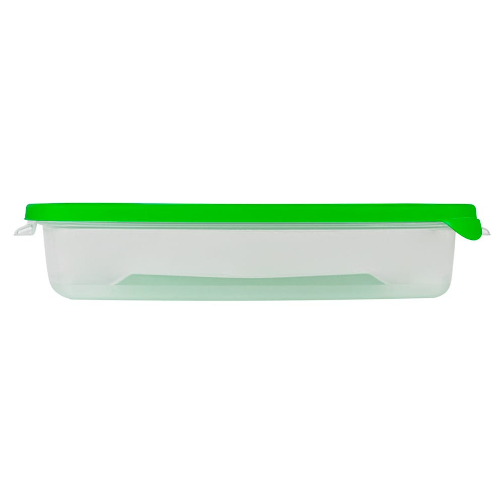 Contenedor de plástico rectangular 1 L Refripractic 0514 Cubasa