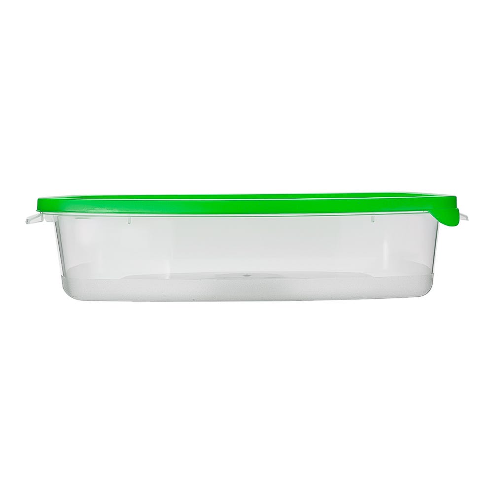 Contenedor de plástico rectangular 2 L Refripractic 0519 Cubasa