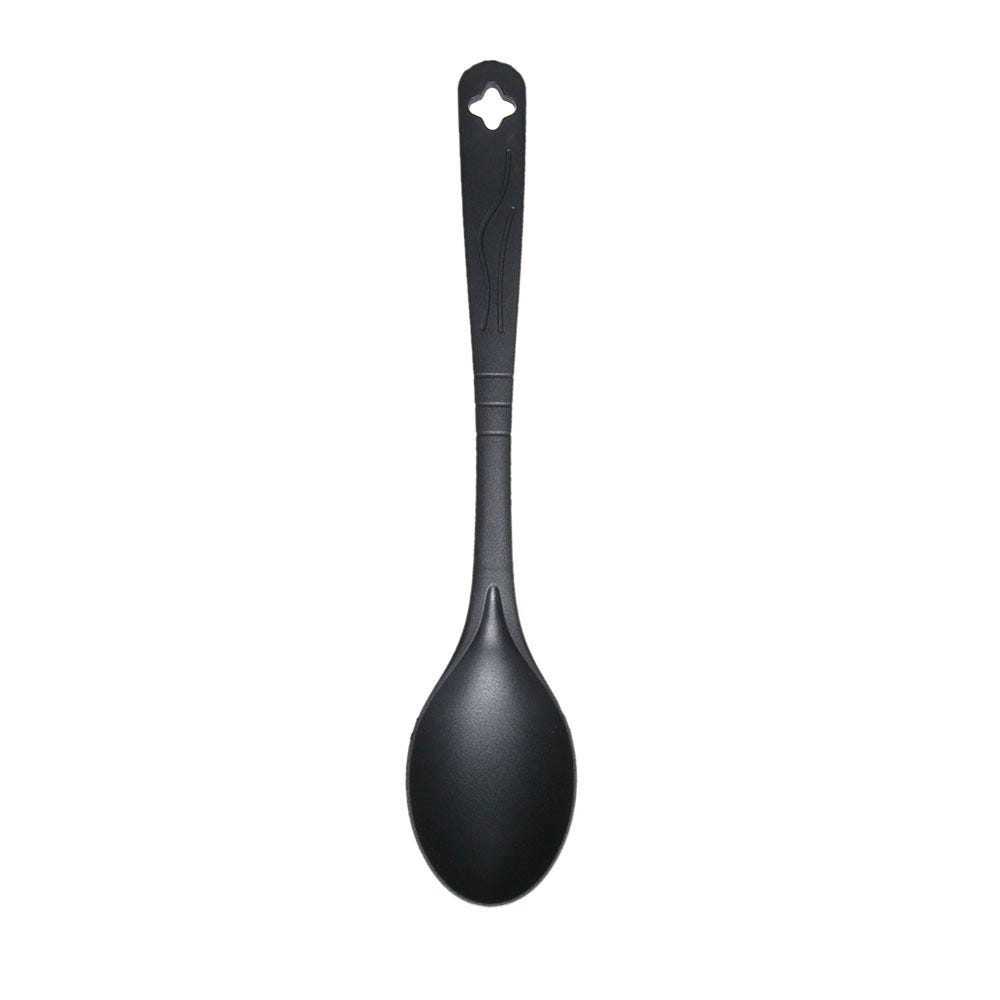 Cuchara negra lisa de cocina HUT