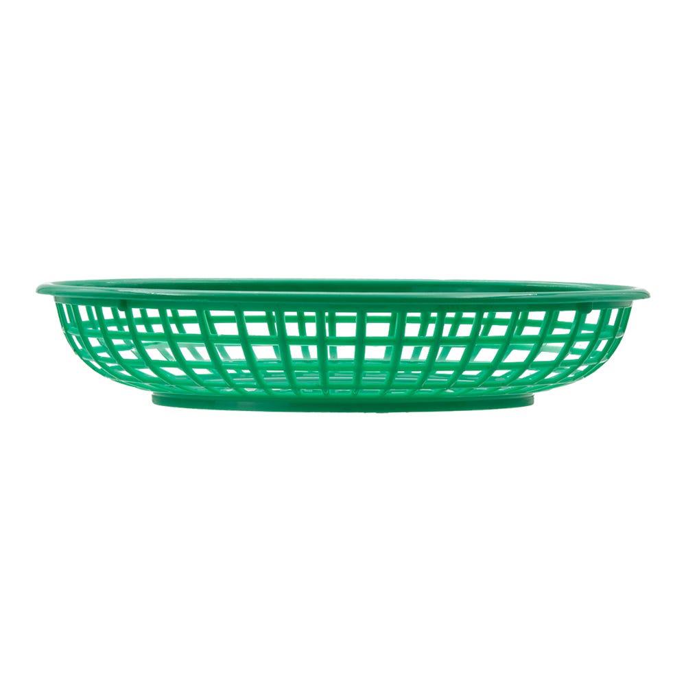Canasta de plástico fast food oval 23 x 15 x 4 cm 121-001-002 Travessa