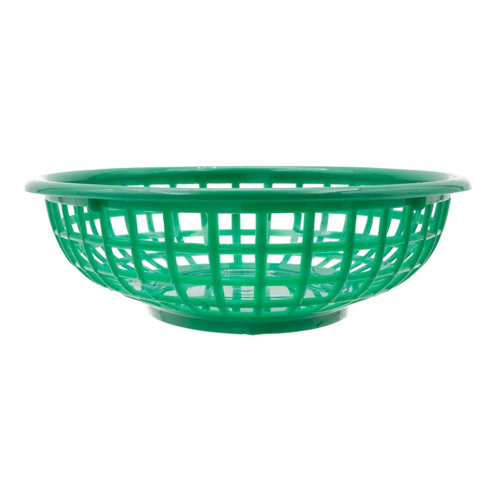 Canasta de plástico fast food oval 23 x 15 x 4 cm 121-001-002 Travessa