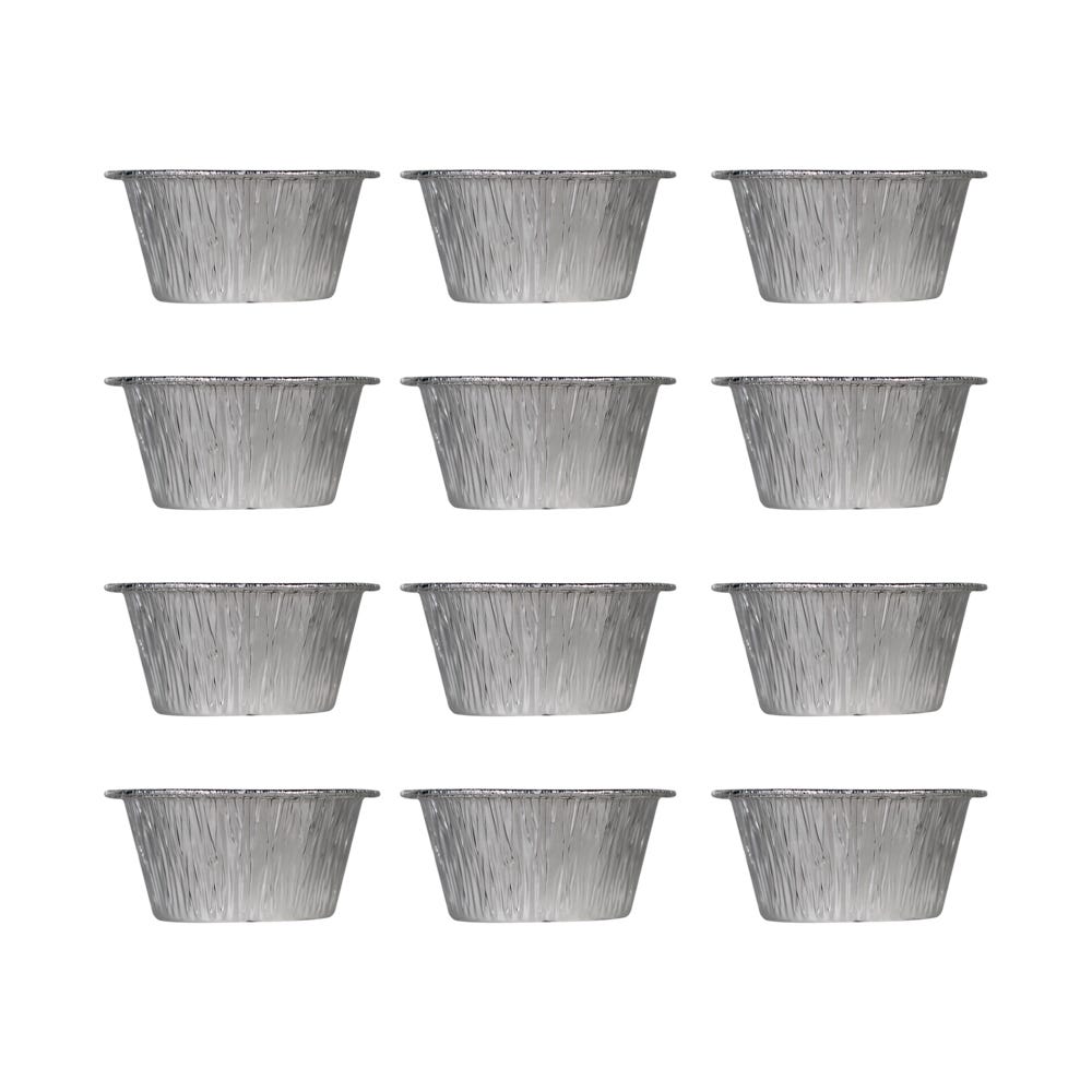 Juego de moldes de aluminio desechable 12 piezas 020-003-002 Travessa