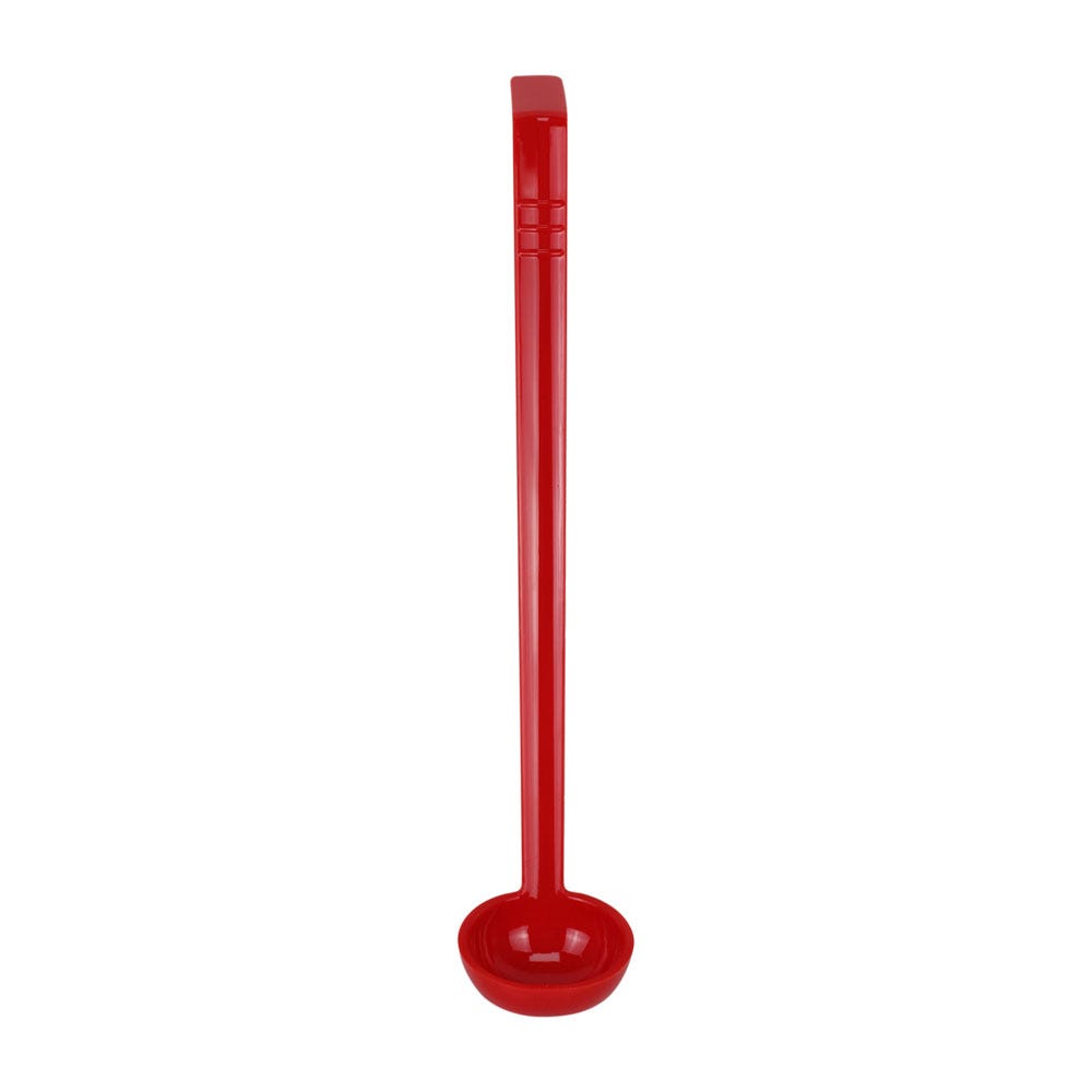 Cucharón rojo de policarbonato 13 pulgadas