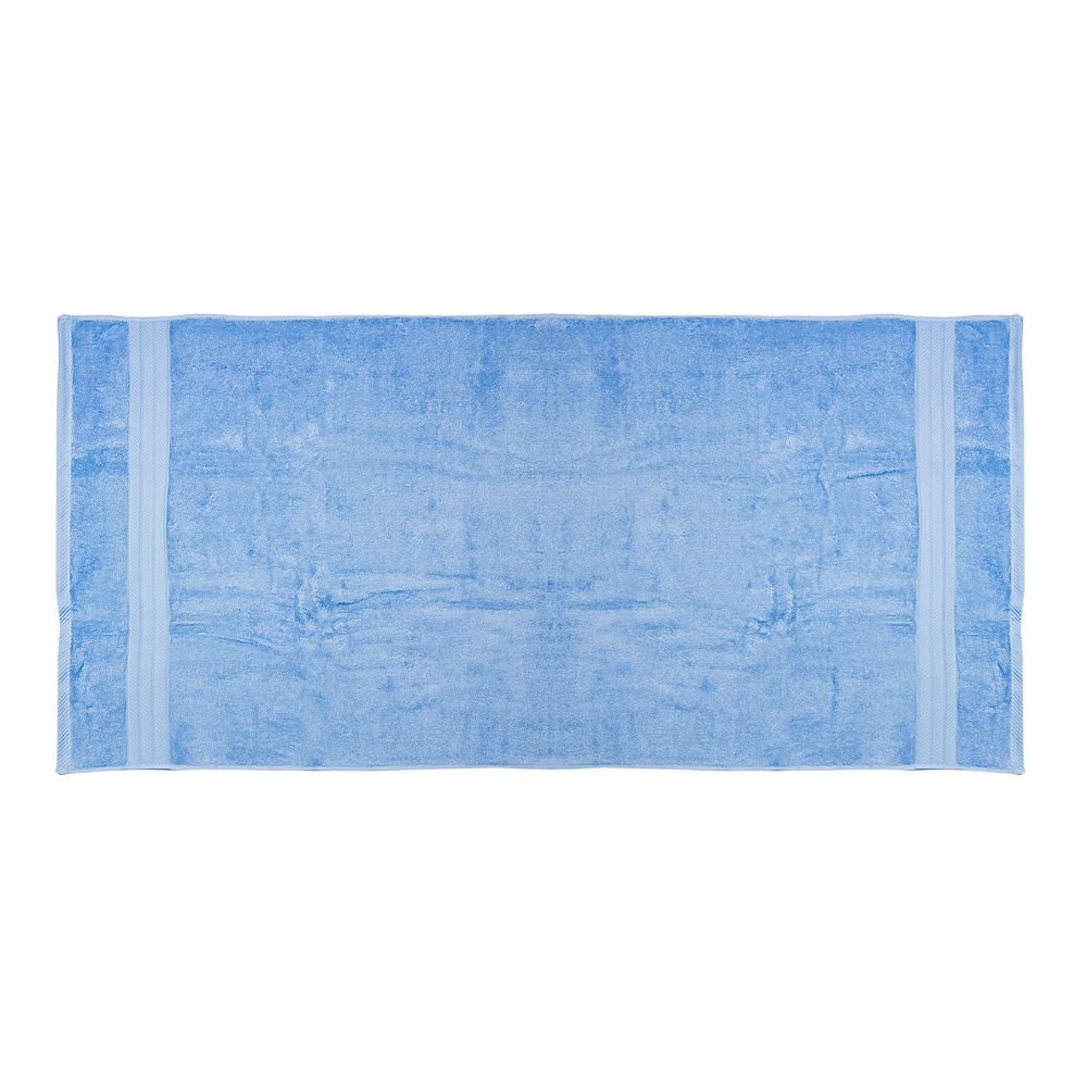 Toalla de baño 100% algodón 136.8 x 68.3 cm Nicea azul Harper & Eve