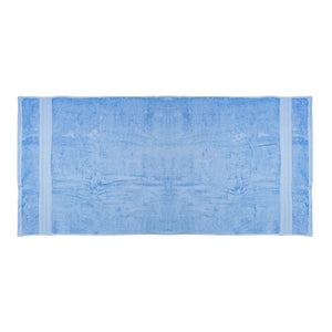 Toalla de baño 100% algodón 136.8 x 68.3 cm Nicea azul Harper & Eve