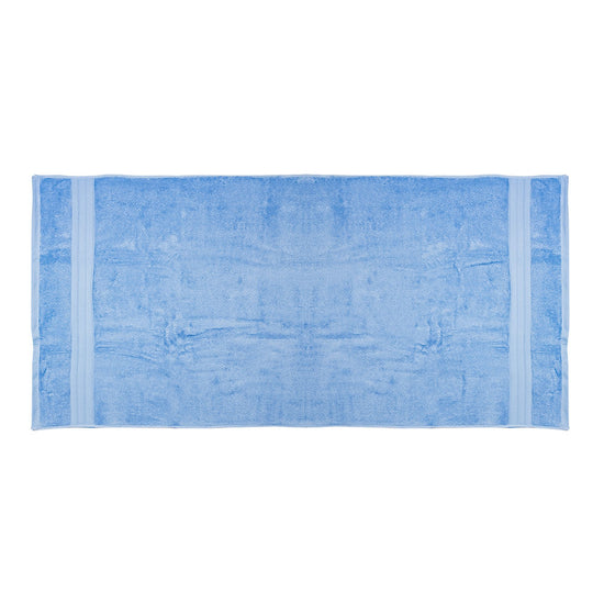 Toalla de baño 100% algodón 136.8 x 68.3 cm Nicea azul Harper & Eve