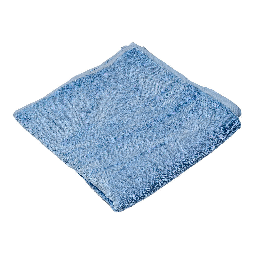 Toalla de baño 100% algodón 136.8 x 68.3 cm Nicea azul Harper & Eve