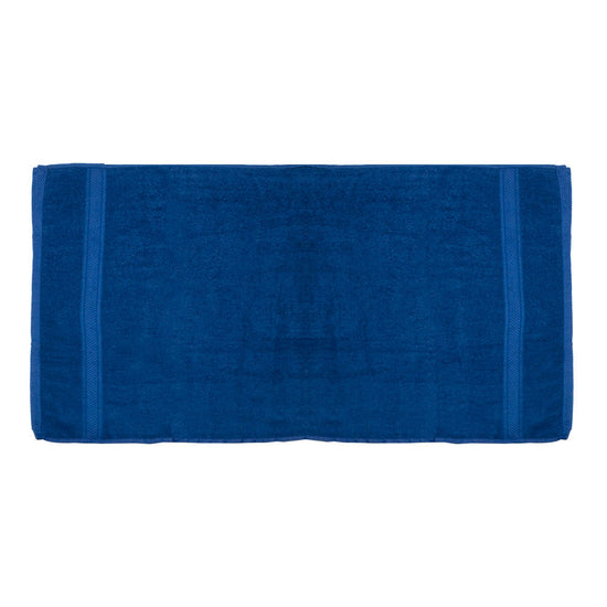 Toalla de baño 80% algodón 132 x 70 cm Koza azul rey Harper & Eve