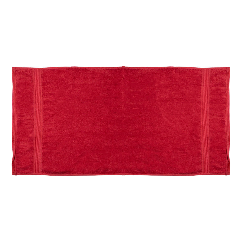 Toalla de baño 80% algodón 133 x 68 cm Koza rojo Harper & Eve