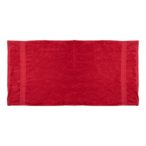 Toalla de baño 80% algodón 133 x 68 cm Koza rojo Harper & Eve