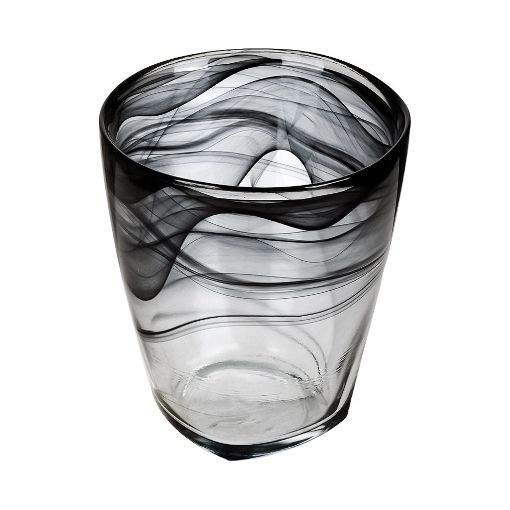 Vaso de vidrio 450 ml Velo negro LB V557090 Glassia