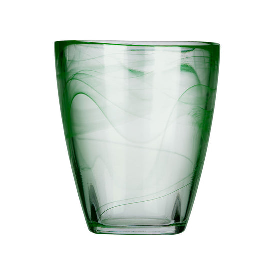 Vaso de vidrio 400 ml Velo verde LB V557290 Glassia