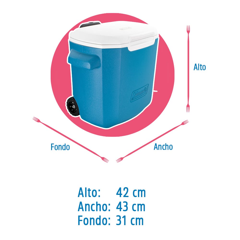 Hielera de plástico 28QT 27 L 2160822 Coleman