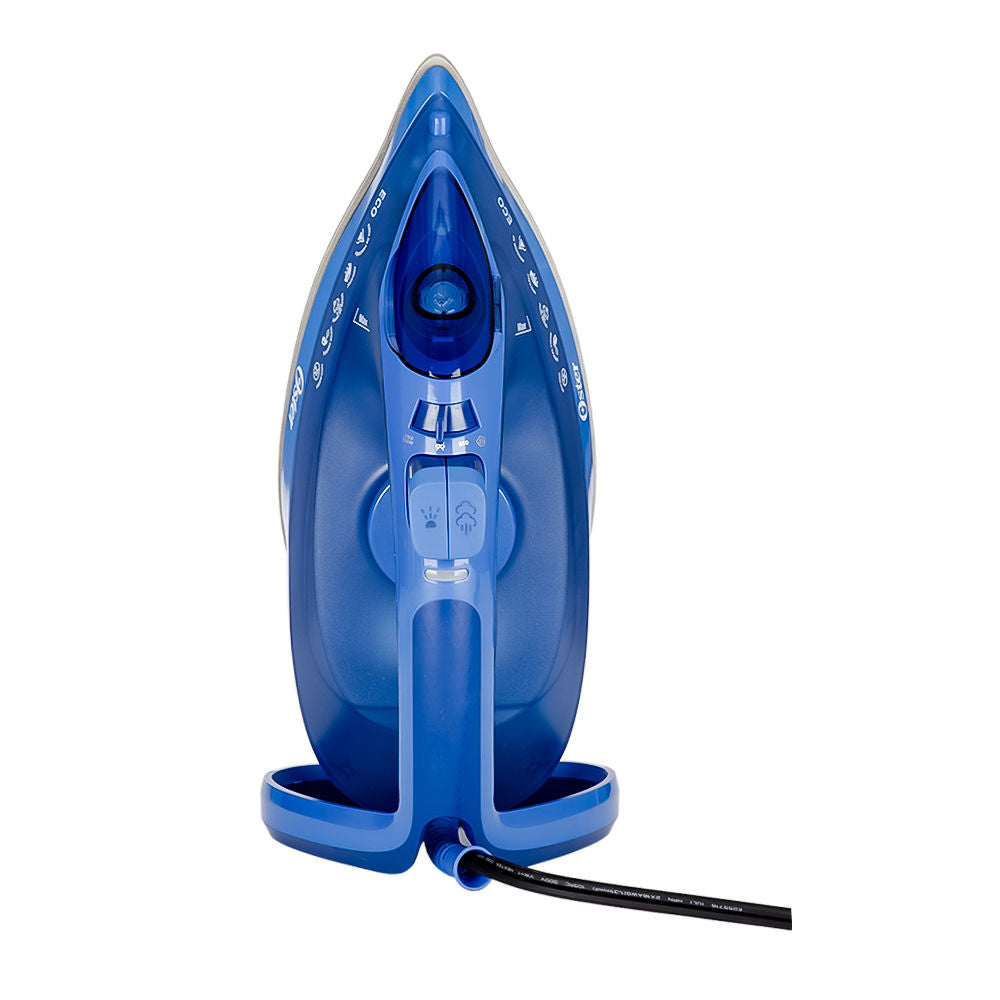 Plancha de vapor con golpe azul GCSTAC7601-013 Oster