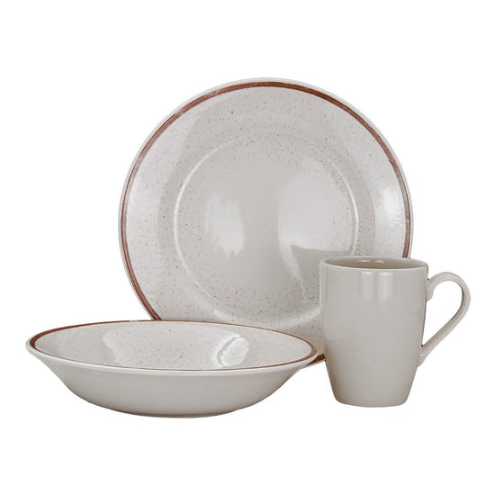 Vajilla de cerámica decorada 9 piezas MAITANE VL148F030109LC Corona