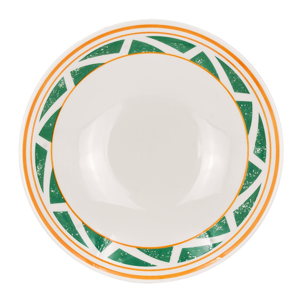 Vajilla de cerámica decorada 16 piezas Aqua Marina VL168J040116 Corona