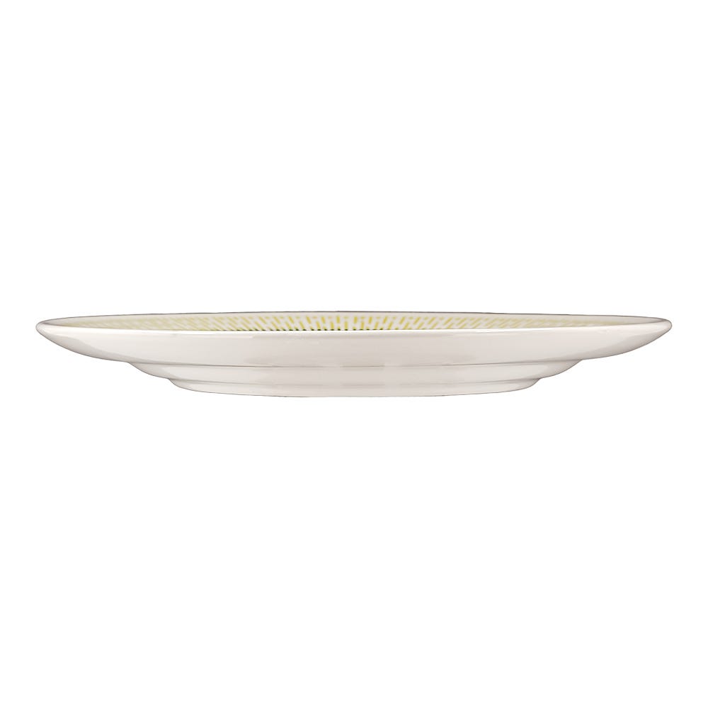 Vajilla de cerámica decorada 16 piezas Jaspe verde VL173E040116 Corona