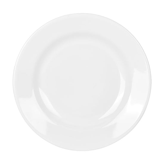 Plato pando de cerámica 16 cm Artica blanco PP19547014 LC