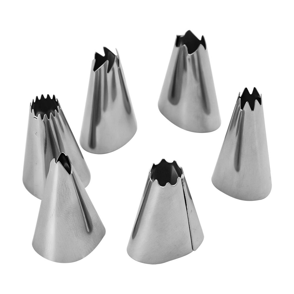 Juego de 6 duyas acero inoxidable U2188 Dekora