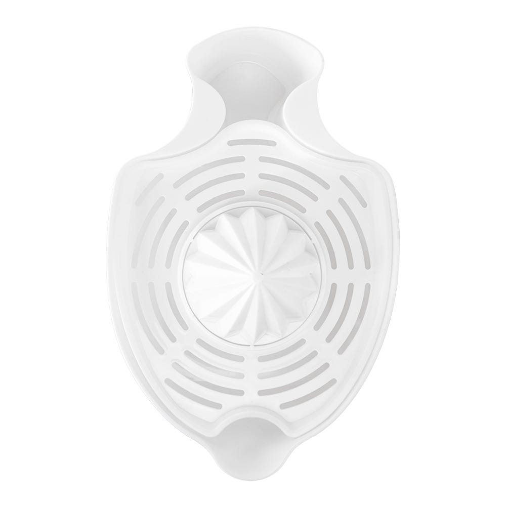 Exprimidor de cítricos manual de plástico blanco Italhome