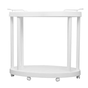 Mesa de plástico ovalada con ruedas sir 722 Italhome