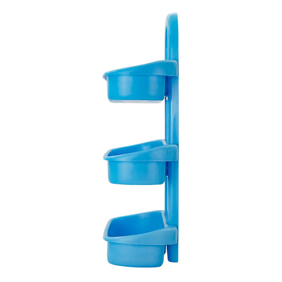 Organizador para baño de plástico 3 estantes 011002 Home Pro – vista 3
