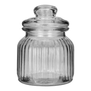 Frasco de vidrio con tapa hermética 700 ml ATGS25 Home Sweet Home