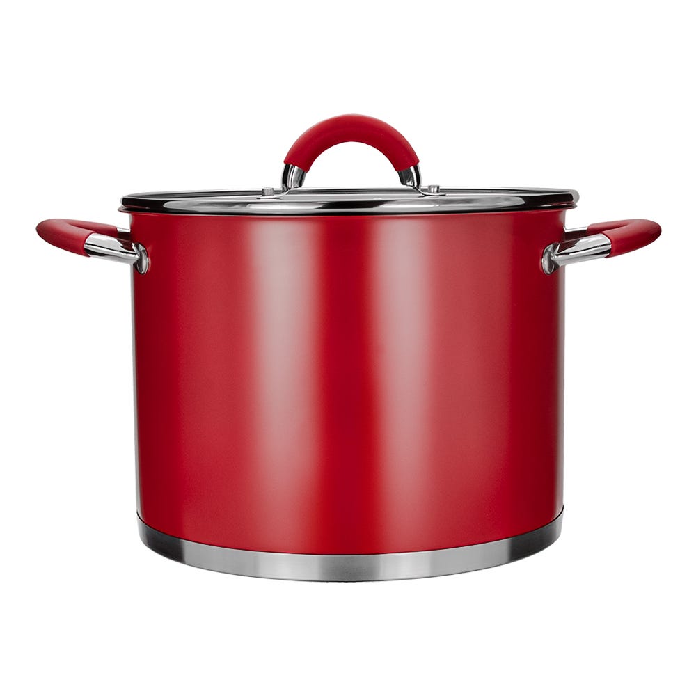 Olla alta acero inoxidable con tapa 7 L AS26 Qualité – vista 2
