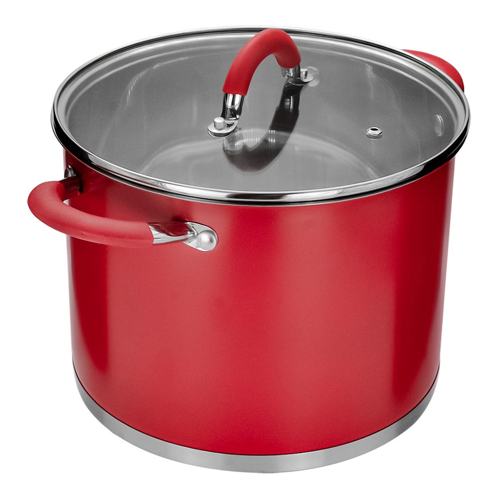Olla alta acero inoxidable con tapa 7 L AS26 Qualité – vista 3